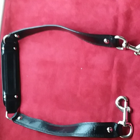 Coach Signature Leather/Satin Shoulder Bag VG Condition - Picture 11 of 16